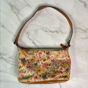 Genuine leather fossil handbag